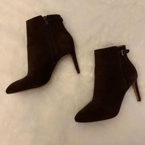 Nine West women powerhour suede boots. Dark brown